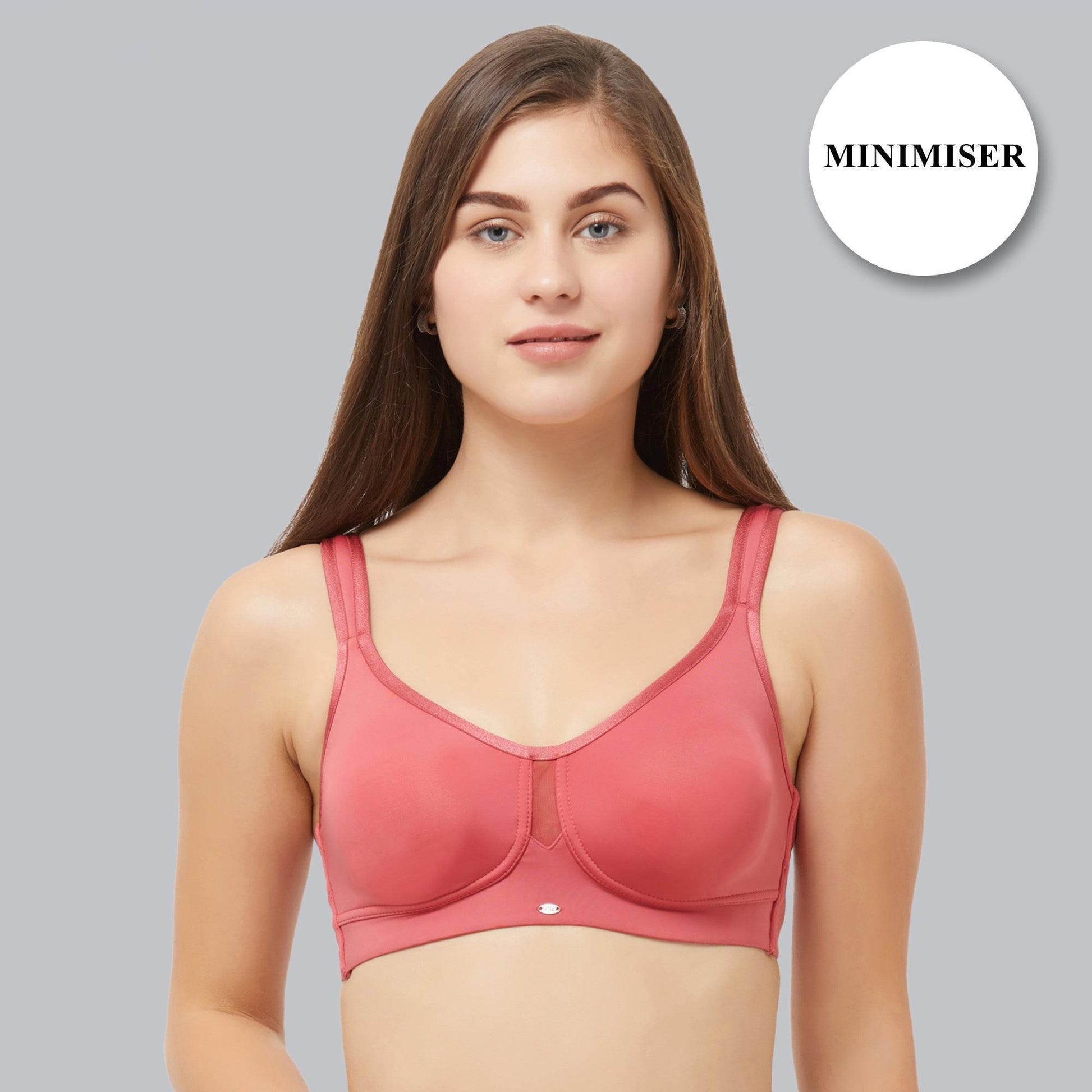 SOIE's Full Coverage Minimizer Bra: Ultimate Comfort, Flawless Fit - Non-Padded, Non-Wired Design