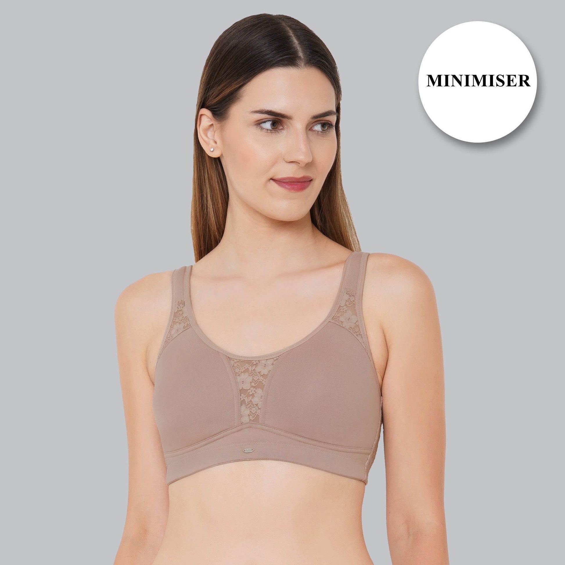 Ultimate Comfort & Support: Non-Padded, Non-Wired Full Coverage Minimizer T-Shirt Bra for Everyday Elegance