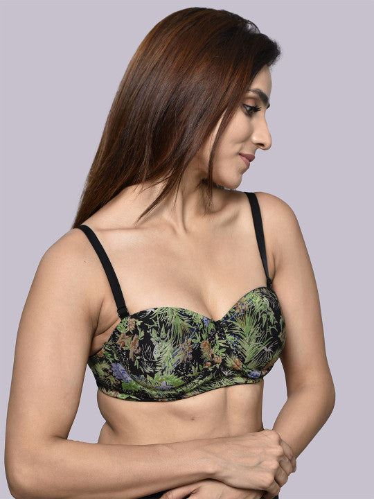 Inner Sense Medium Coverage Lightly Padded Underwired Strapless Antimicrobial T-shirt Bra