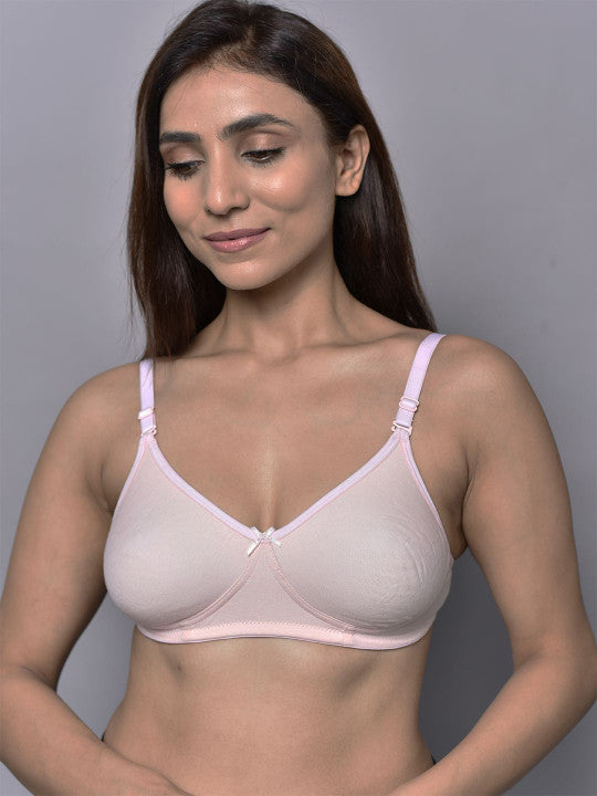 Inner Sense Organic Cotton Antimicrobial Women Feeding Bra ( Pack of 2)