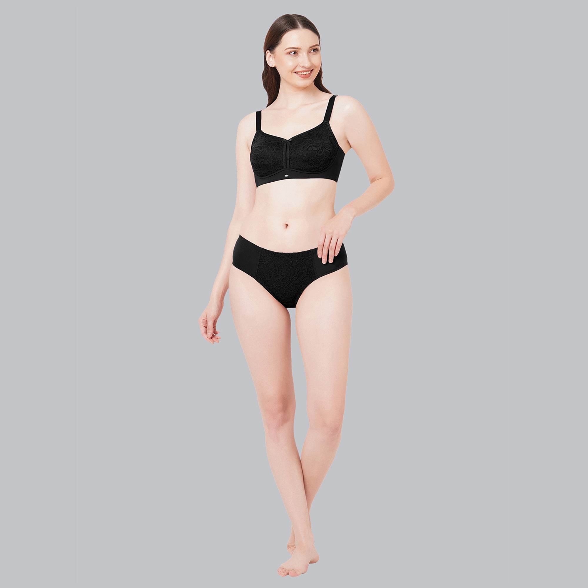 Elegant Full Coverage Minimizer Lace Bra - Non-Padded, Non-Wired Comfort