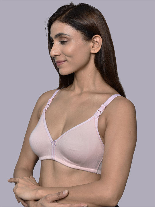 Inner Sense Organic Cotton Antimicrobial Women Feeding Bra ( Pack of 2)