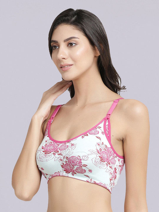 Inner Sense Organic Cotton Antimicrobial Women Feeding Bra ( Pack of 2)