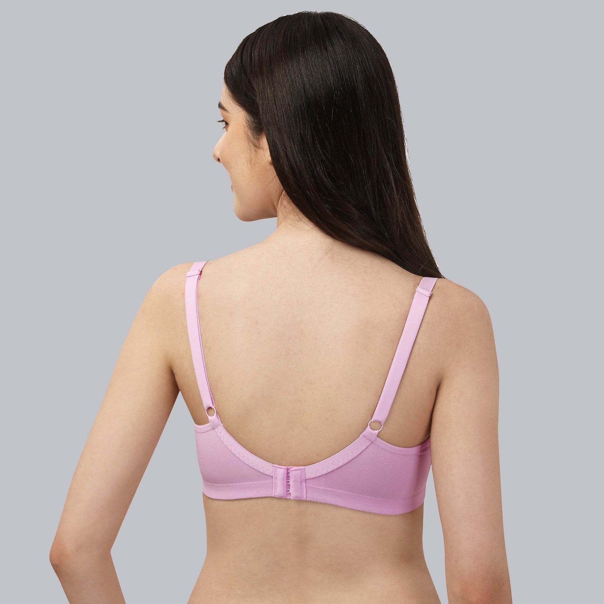 ComfortFit Cotton Spandex T-Shirt Bra - Non-Padded, Non-Wired Full Coverage