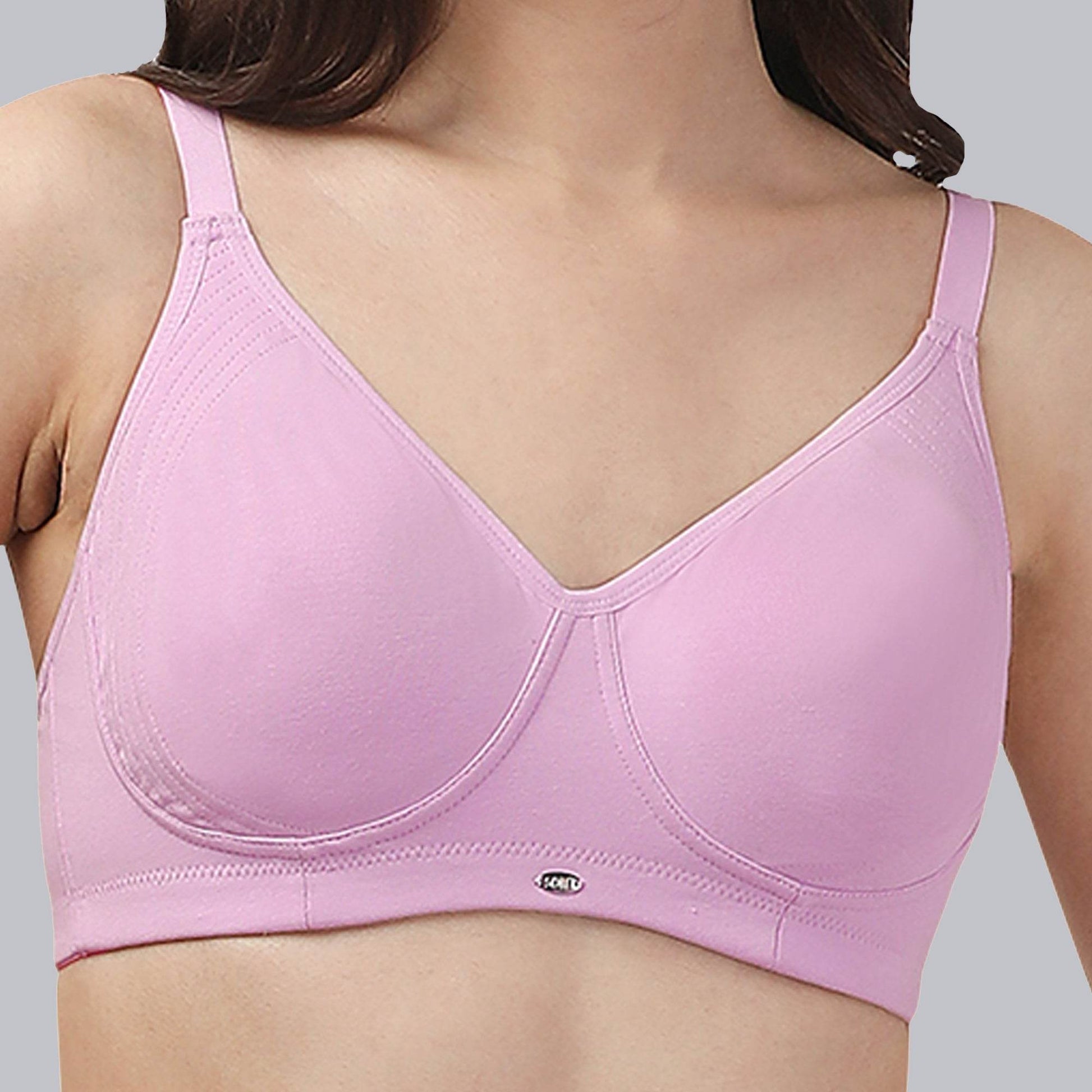 ComfortFit Cotton Spandex T-Shirt Bra - Non-Padded, Non-Wired Full Coverage