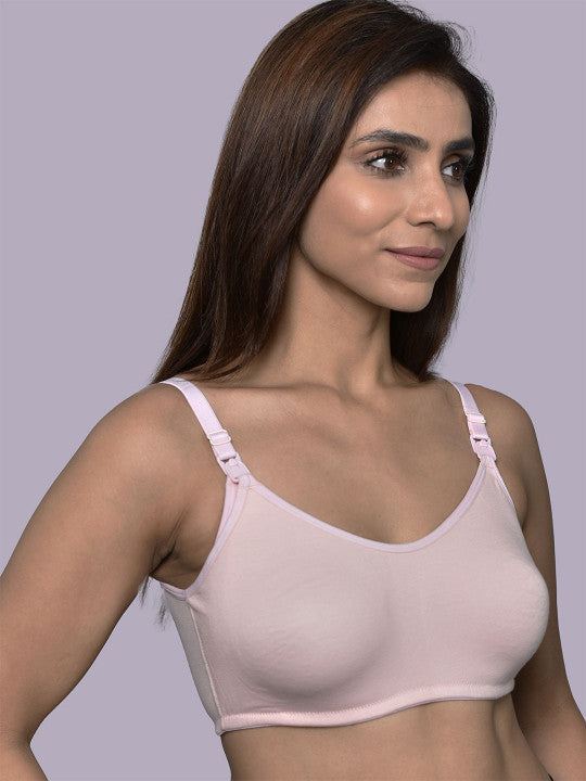 Inner Sense Organic Cotton Antimicrobial Women Feeding Bra ( Pack of 2)