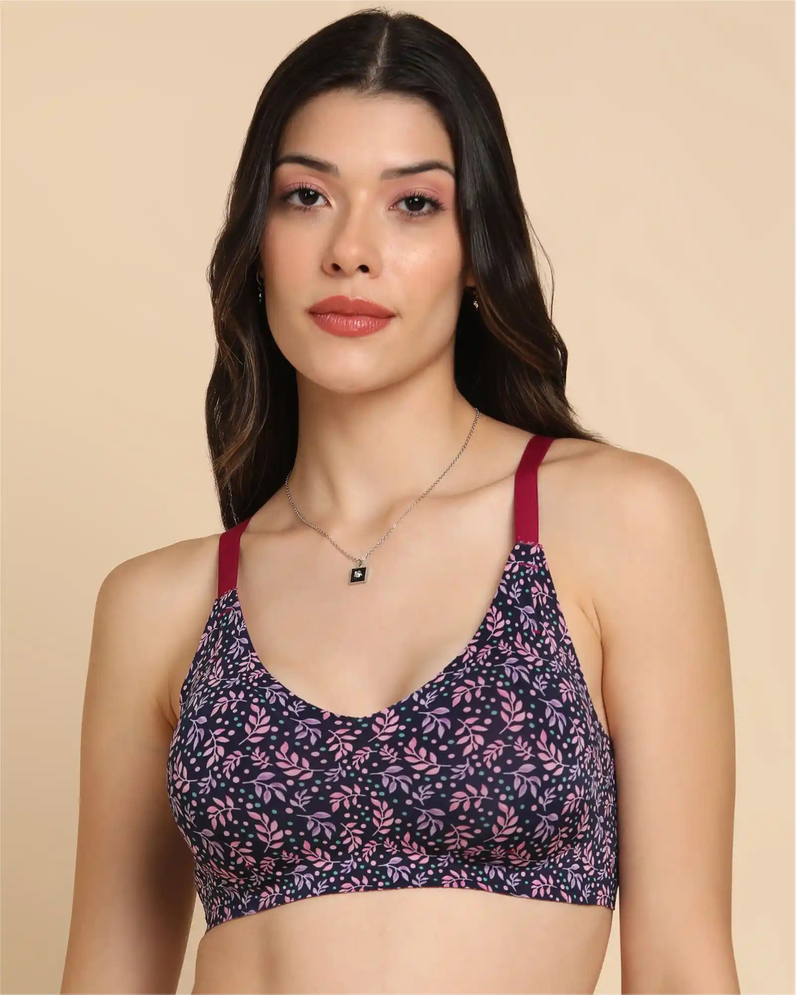 Tweens Invisi-Fit Cotton Feel Printed Bonded Seamless Bra(TW-SB-PRINTED )