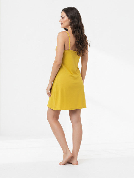 Inner Sense Women Solid Nightdress
